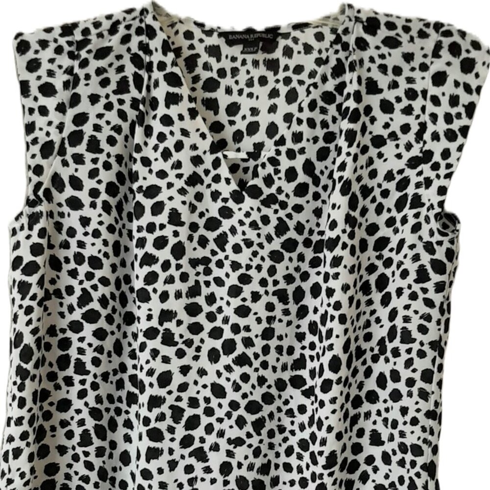 Leopard Print Sheer Women's Banana Republic Blouse